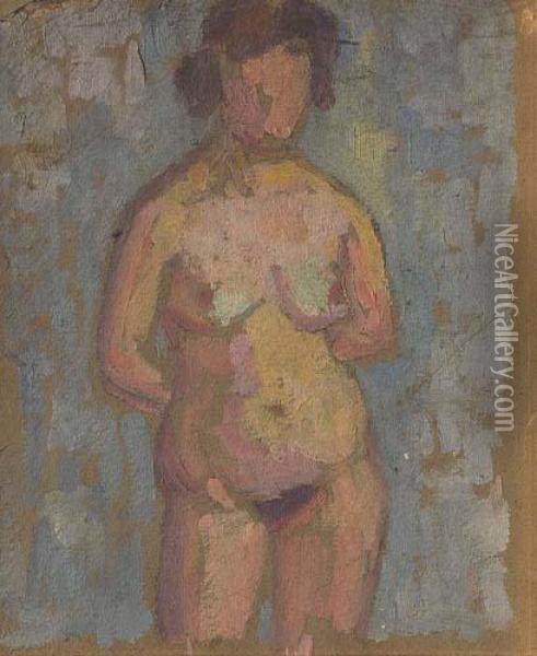 Nudo Oil Painting - Piero Marussig