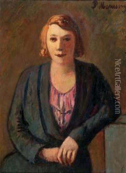 Ritratto Femminile - (1929) Oil Painting - Piero Marussig