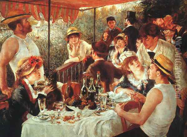 The Boating Party Lunch Oil Painting - Pierre Auguste Renoir