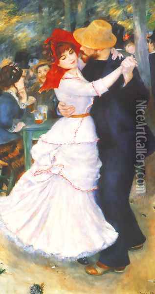 Dance At Bougival Oil Painting - Pierre Auguste Renoir