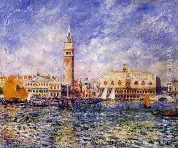 The Doges Palace Venice Oil Painting - Pierre Auguste Renoir