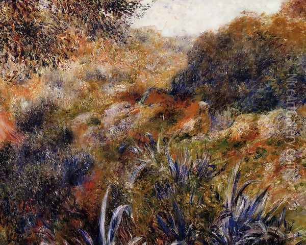 Algerian Landscape Aka The Ravine Of The Wild Women Oil Painting - Pierre Auguste Renoir