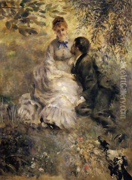The Lovers Oil Painting - Pierre Auguste Renoir