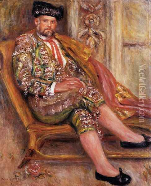 Ambroise Vollard Dressed As A Toreador Oil Painting - Pierre Auguste Renoir