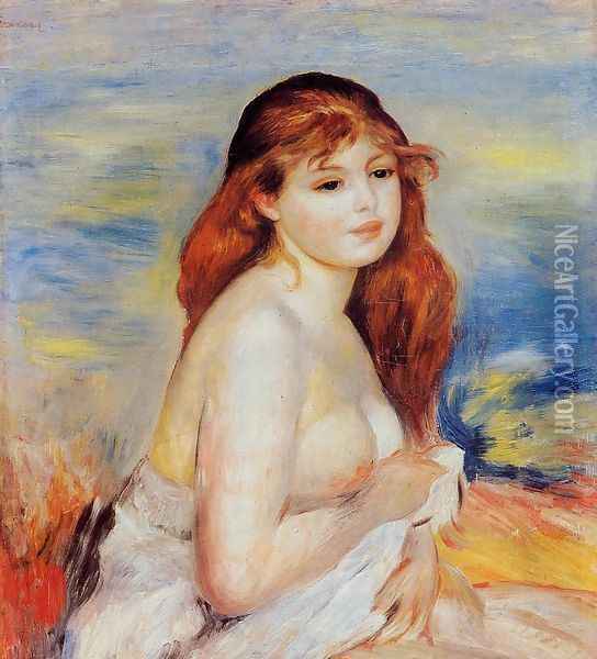 Bather 4 Oil Painting - Pierre Auguste Renoir