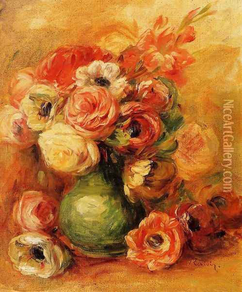 Flowers 2 Oil Painting - Pierre Auguste Renoir