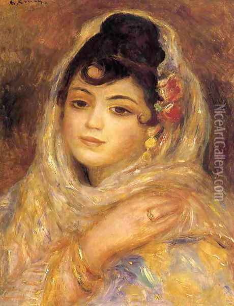 Algerian Woman Oil Painting - Pierre Auguste Renoir