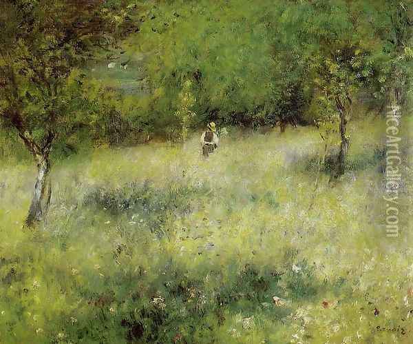 Spring At Catou Oil Painting - Pierre Auguste Renoir