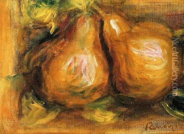 Pears Oil Painting - Pierre Auguste Renoir