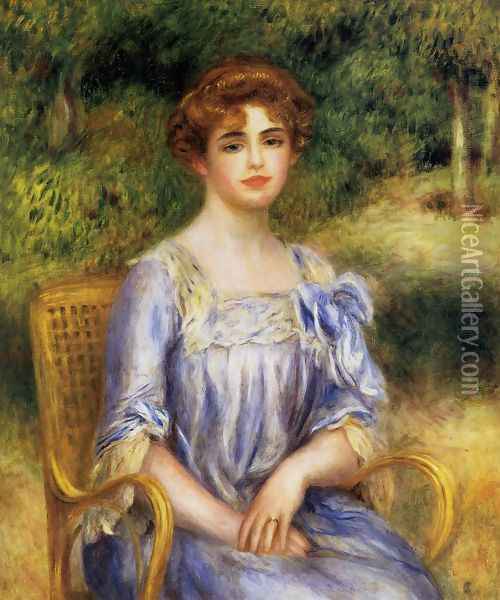 Madame Gaston Bernheim De Villers Nee Suzanne Adler Oil Painting - Pierre Auguste Renoir