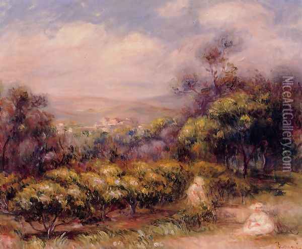 Cagnes Landscape3 Oil Painting - Pierre Auguste Renoir