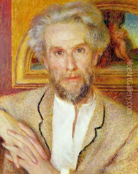 Portrait Of Victor Chocquet Oil Painting - Pierre Auguste Renoir