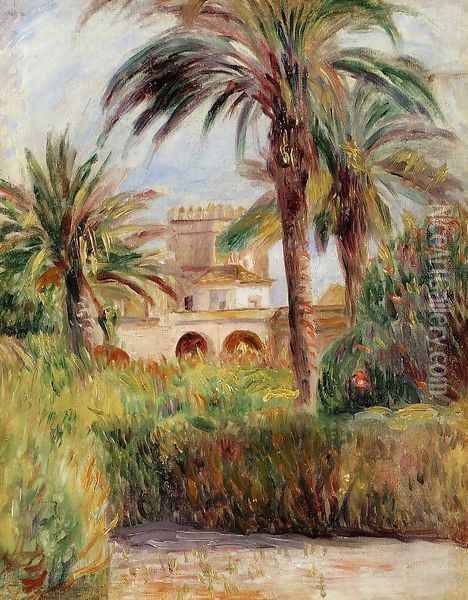 The Test Garden In Algiers Oil Painting - Pierre Auguste Renoir