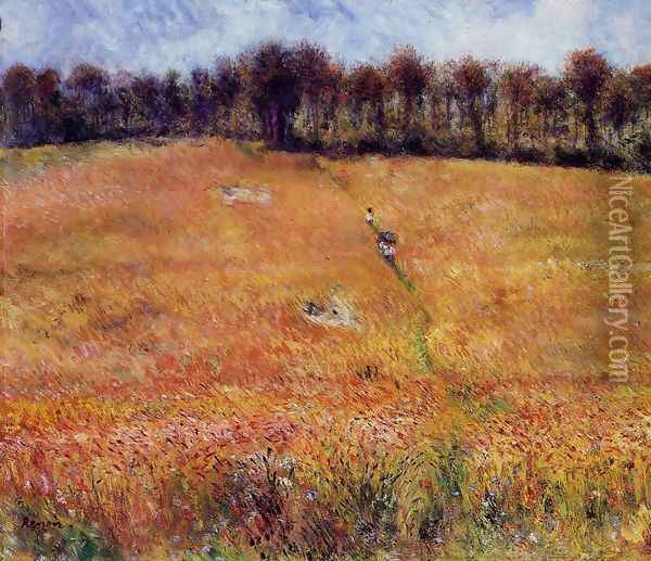 Path Through The High Grass Oil Painting - Pierre Auguste Renoir