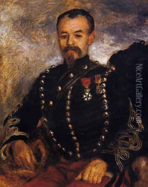 Captain Edouard Bernier Oil Painting - Pierre Auguste Renoir