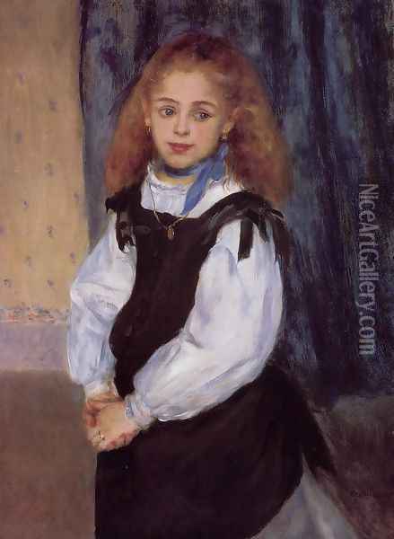 Mademoiselle Legrand Oil Painting - Pierre Auguste Renoir