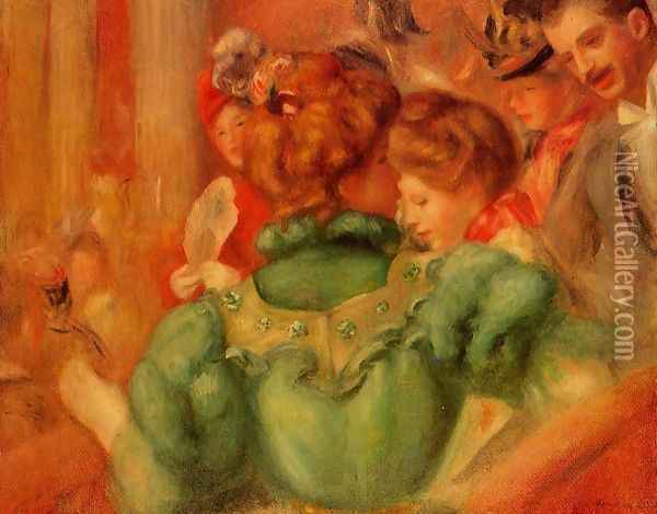 The Loge2 Oil Painting - Pierre Auguste Renoir