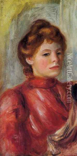 Portrait Of A Woman5 Oil Painting - Pierre Auguste Renoir