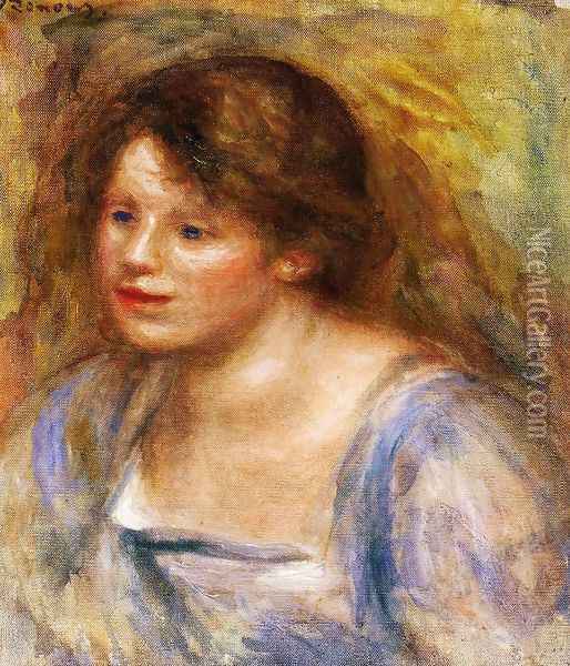 Portrait Of Lucienne Oil Painting - Pierre Auguste Renoir