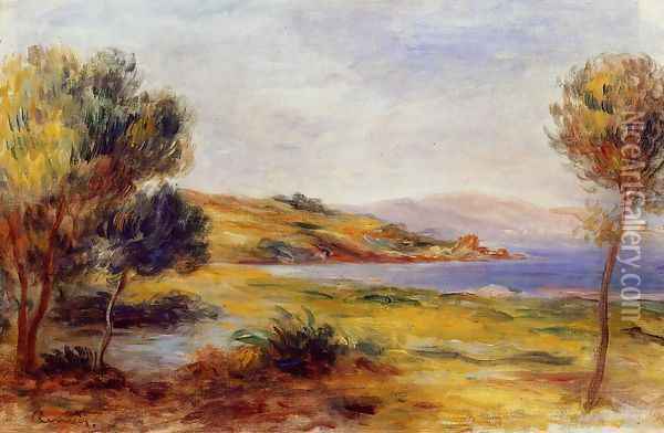 The Bay Oil Painting - Pierre Auguste Renoir