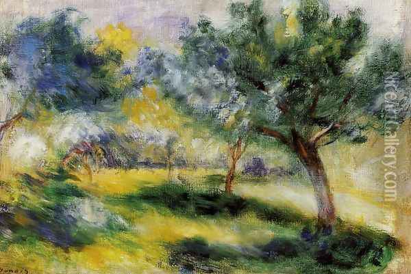 Landscape X Oil Painting - Pierre Auguste Renoir