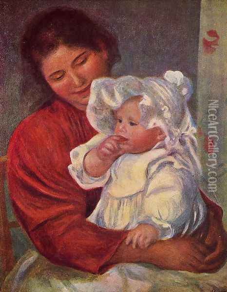 Gabrielle And Jean Oil Painting - Pierre Auguste Renoir