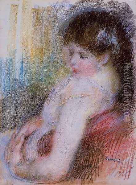 Seated Woman 2 Oil Painting - Pierre Auguste Renoir