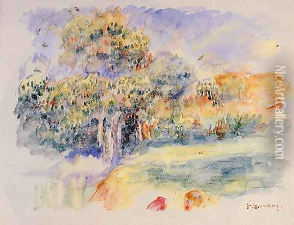 Landscape XI Oil Painting - Pierre Auguste Renoir