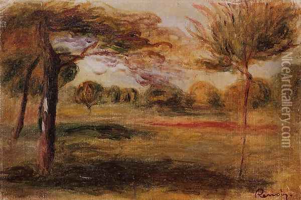 Landscape XII Oil Painting - Pierre Auguste Renoir