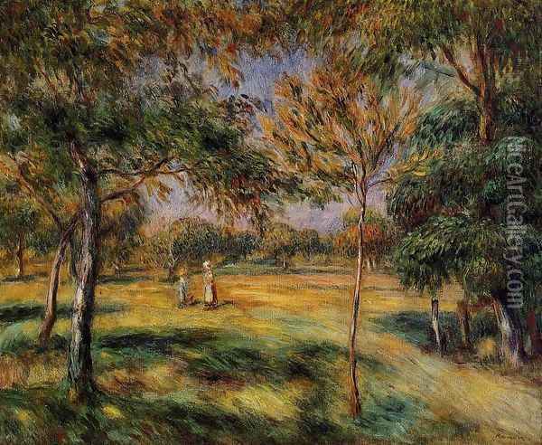 Clearing 2 Oil Painting - Pierre Auguste Renoir