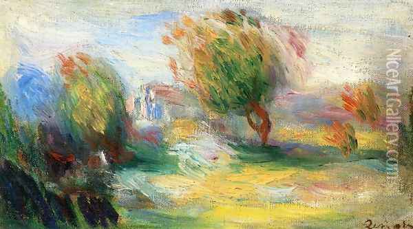 Landscape 14 Oil Painting - Pierre Auguste Renoir