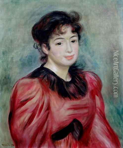 Portrait of Mademoiselle Victorine de Bellio Oil Painting - Pierre Auguste Renoir