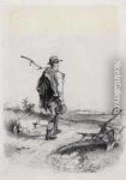 Boy With Fishing Net Oil Painting - Sir John Everett Millais
