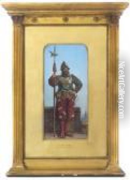 The Man At Arms, Oil Painting - Sir John Everett Millais