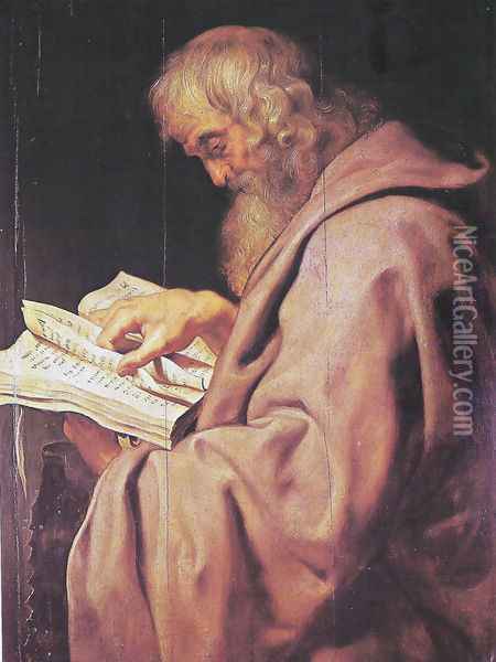 St Simon Oil Painting - Peter Paul Rubens