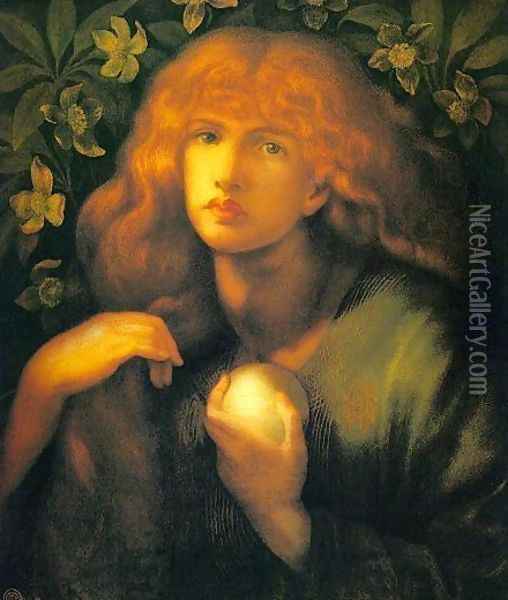 Mary Magdalen Oil Painting - Dante Gabriel Rossetti