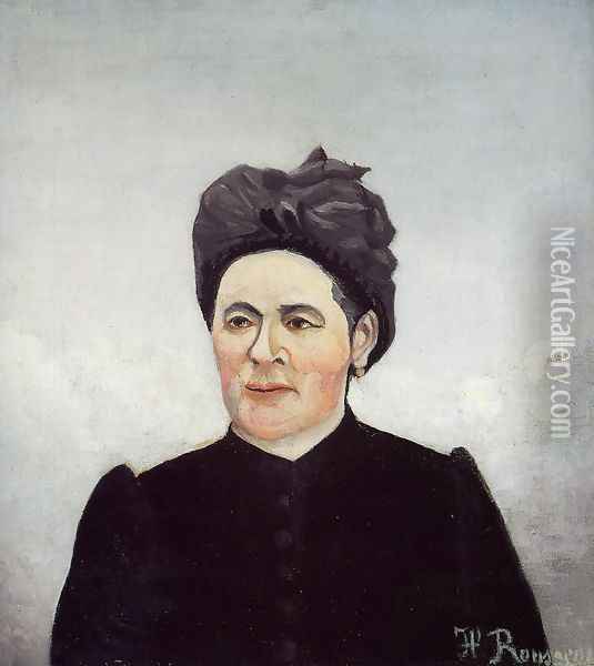 Portrait of a Woman II Oil Painting - Henri Julien Rousseau
