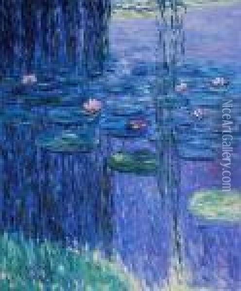 Nympheas Ii Oil Painting - Claude Oscar Monet