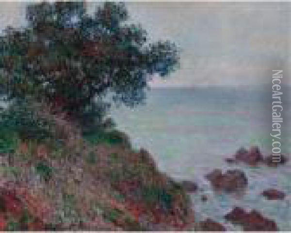 Bords De La Mediterranee, Temps Gris Oil Painting - Claude Oscar Monet
