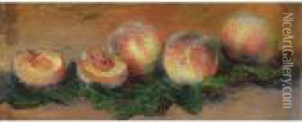 Peches Oil Painting - Claude Oscar Monet