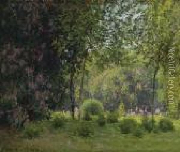 Le Parc Monceau Oil Painting - Claude Oscar Monet