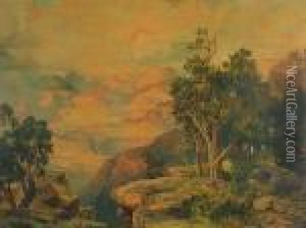 Grand Canyon Of Arizona Oil Painting - Thomas Moran