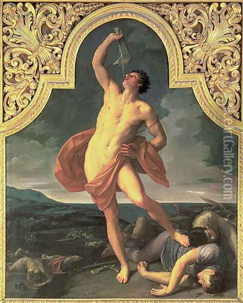 Samson Victorious Oil Painting - Guido Reni