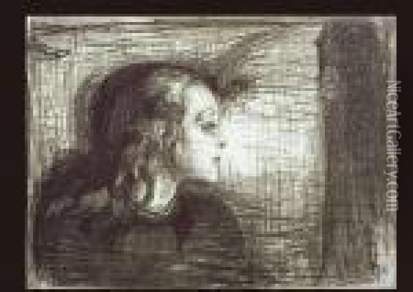 The Sick Child Oil Painting - Edvard Munch