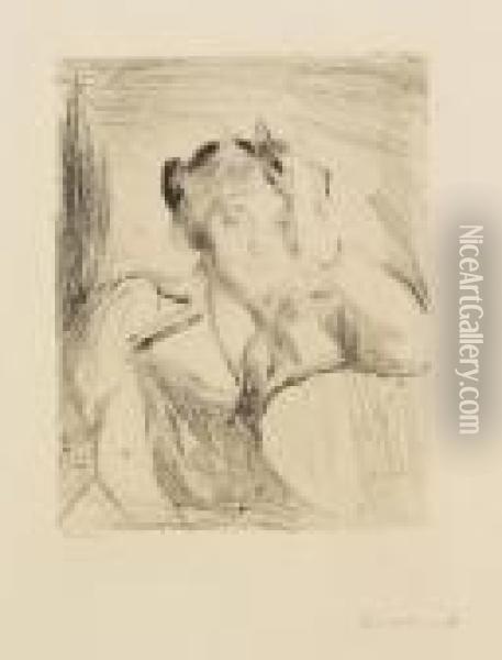 Portrat Eines Jungen Madchens Oil Painting - Edvard Munch