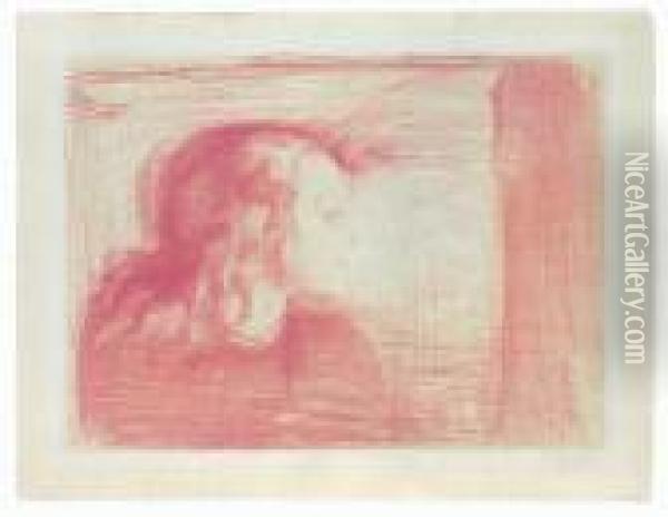 Das Kranke Madchen. - Das Kranke Kind Oil Painting - Edvard Munch