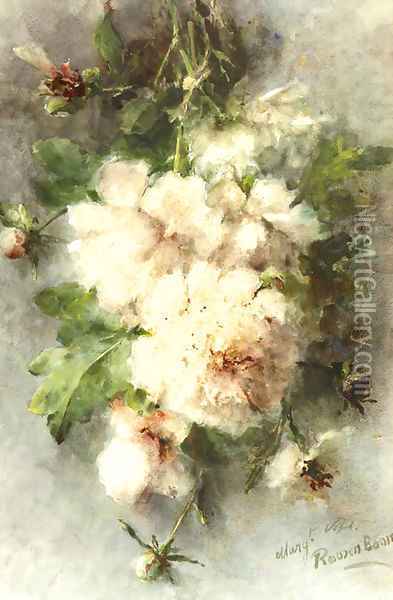 Peonies in bloom Oil Painting - Margaretha Roosenboom
