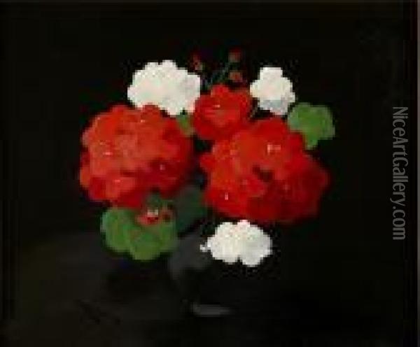 Hydrangeas Oil Painting - James Stuart Park
