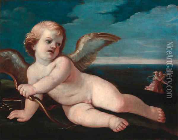 Cupid 2 Oil Painting - Guido Reni