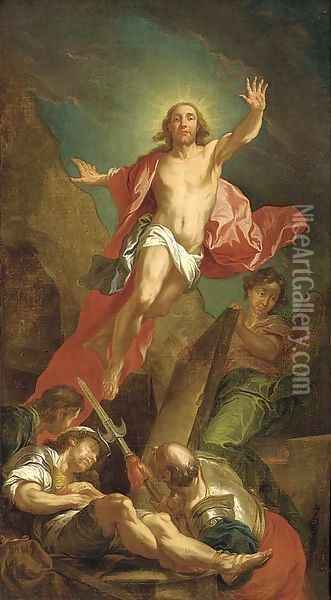 The Resurrection Oil Painting - Sebastiano Ricci